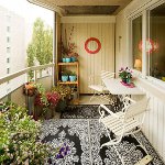 Loggia için mobilya seçimi Loggia için mobilya seçimi