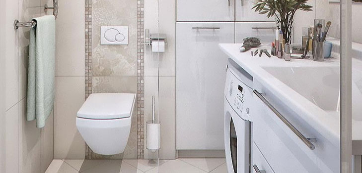 Küçük bir banyo görsel olarak artırmak için TOP-4 yolu