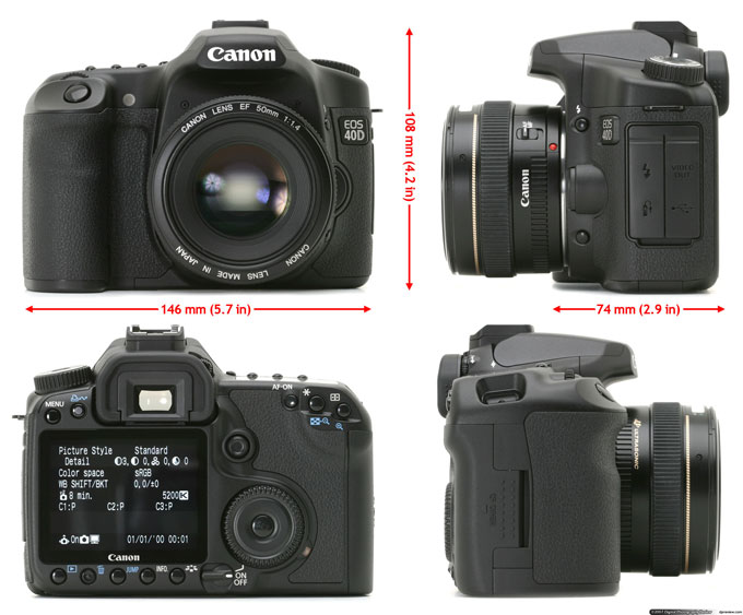 Canon EOS 40D Dijital Fotoğraf Makinesi
