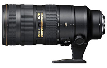 Nikon AF-S NIKKOR 70-200mm f / 2.8G ED VR II Telefoto lens